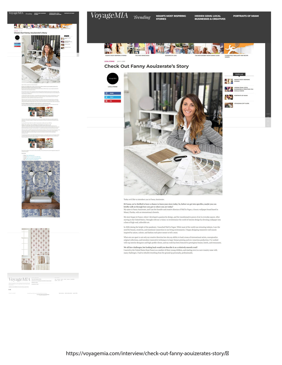 Voyagemia : Check Out Fanny Aouizerate’s Story – Wall in vogue
