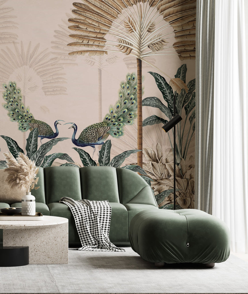 Discover the Beauty of Unique Vintage Peacock Wallpaper
