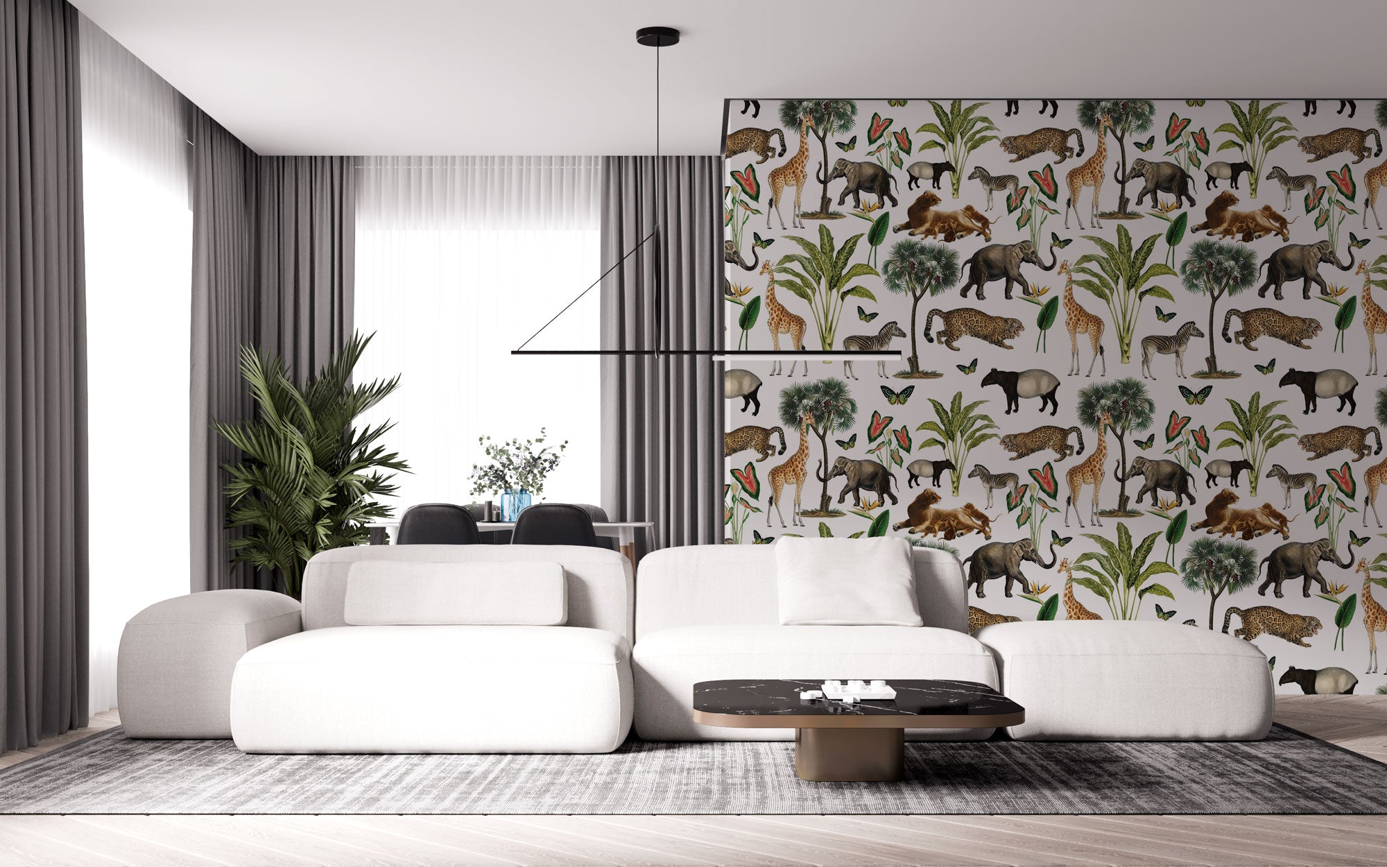 Wild Wall Patterns Wild tropic WIV-578 Wall Mural – Infuse Your Child's Room with Exotic ...